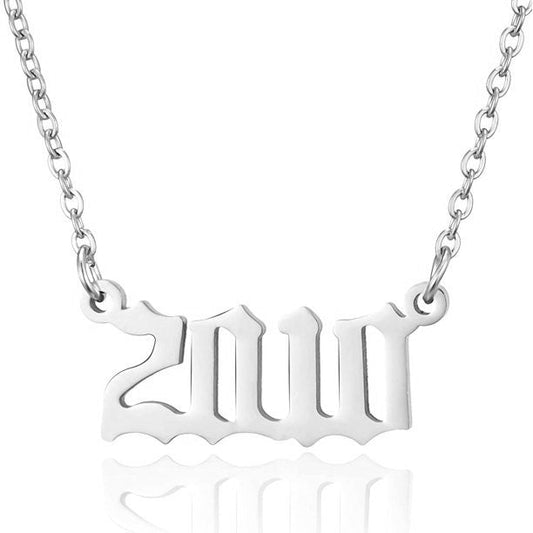 Prime & Pure 9K White Gold Birthyear Necklace 2010