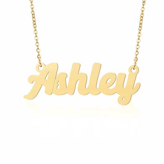 Prime & Pure 9K Yellow Gold Name Necklace Ashley