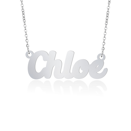 Prime & Pure Sterling Silver Name Necklace Chloe