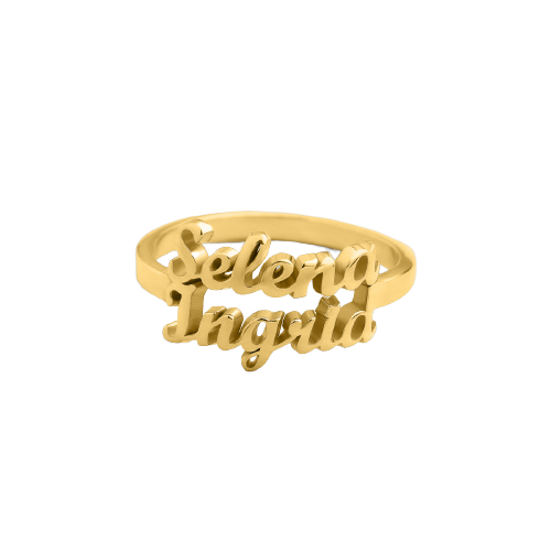 Double Names Ring