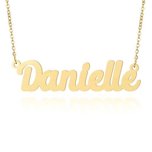 Prime & Pure 9K Yellow Gold Name Necklace Danielle