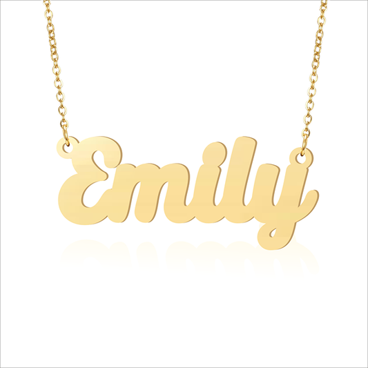Prime & Pure 9K Yellow Gold Name Necklace Emily