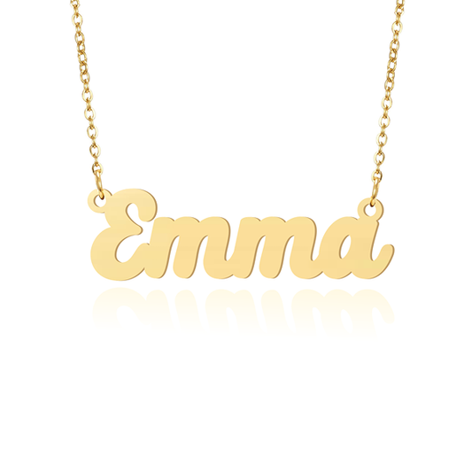 Prime & Pure 9K Yellow Gold Name Necklace Emma