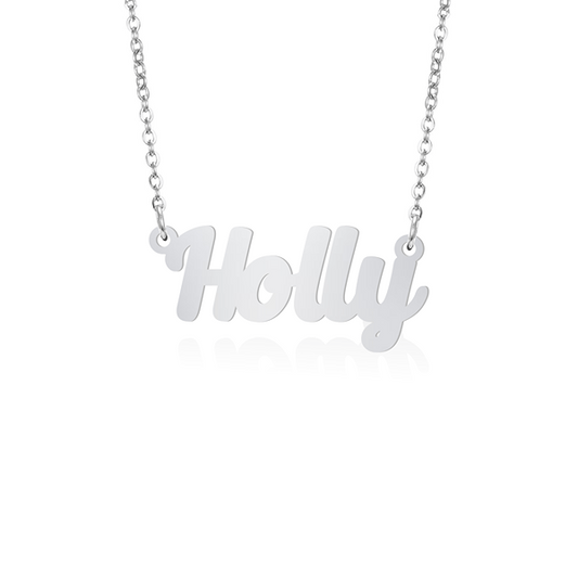 Prime & Pure Sterling Silver Name Necklace Holly