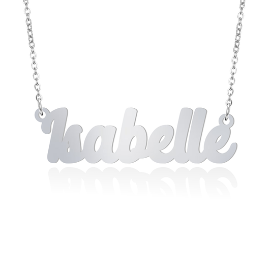 Prime & Pure Sterling Silver Name Necklace Isabelle