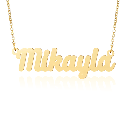 Prime & Pure 9K Yellow Gold Name Necklace Mikayla