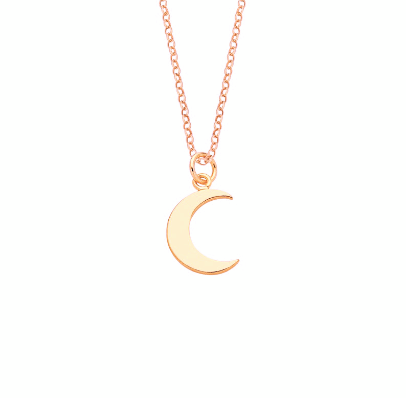 Crescent moon necklace