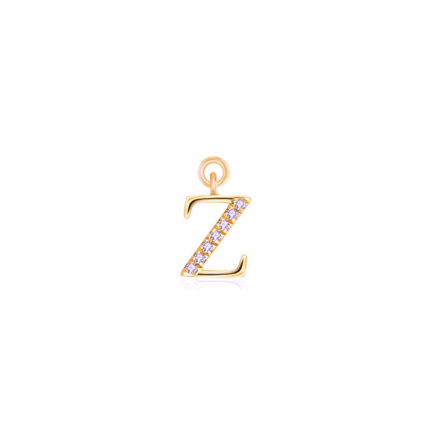 Iced Letter " Z " Pendant