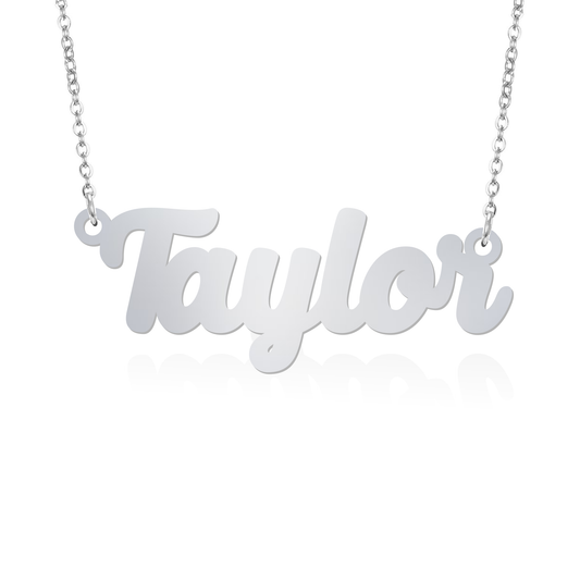 Prime & Pure Sterling Silver Name Necklace Taylor