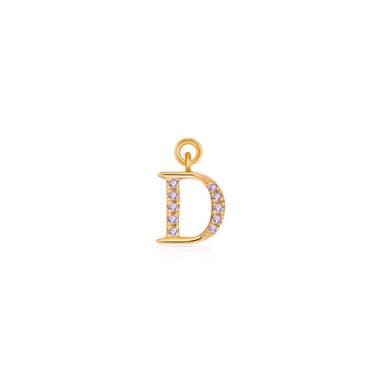 Iced Letter " D " Pendant