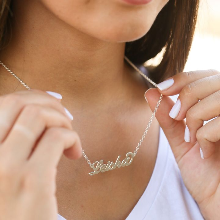 Sterling Silver Name Necklace by Prime & Pure Australia