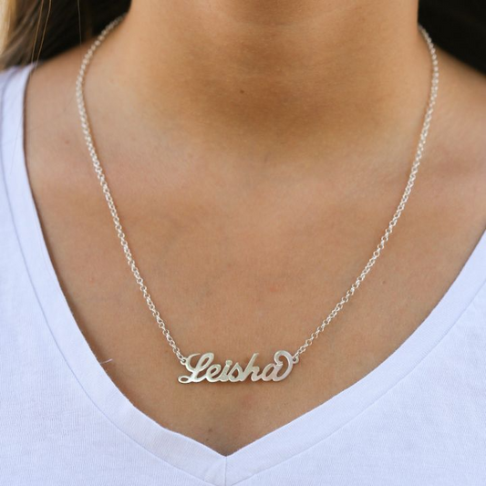 Sterling Silver Name Necklace by Prime & Pure Australia