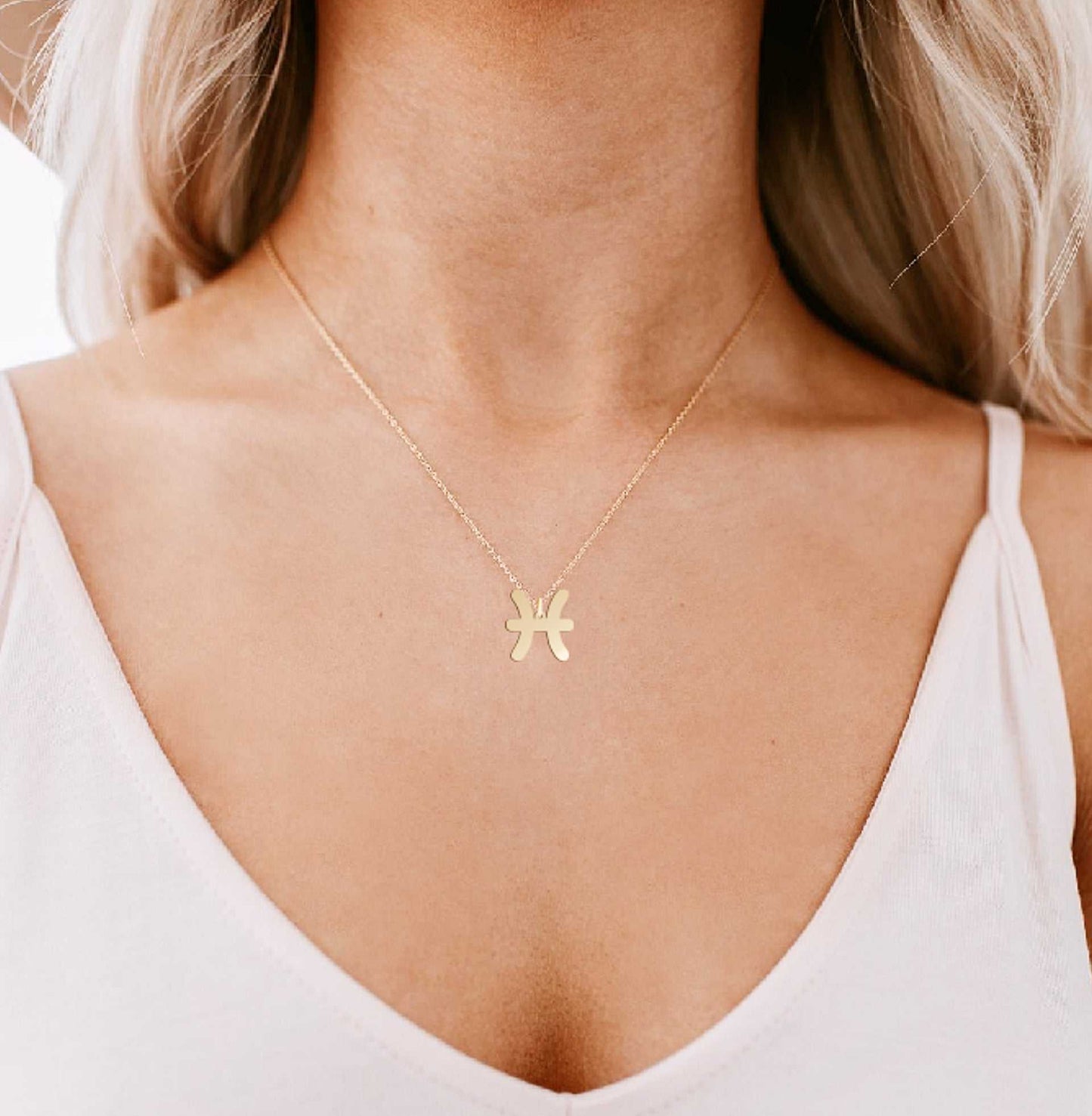 Pisces Sign Necklace