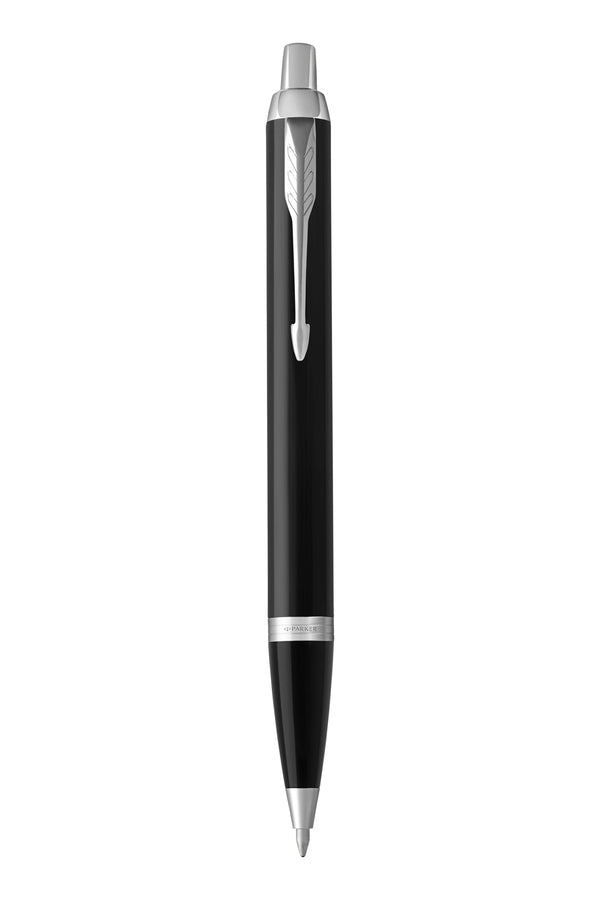 Parker IM Black Chrome Trim Ballpoint Pen
