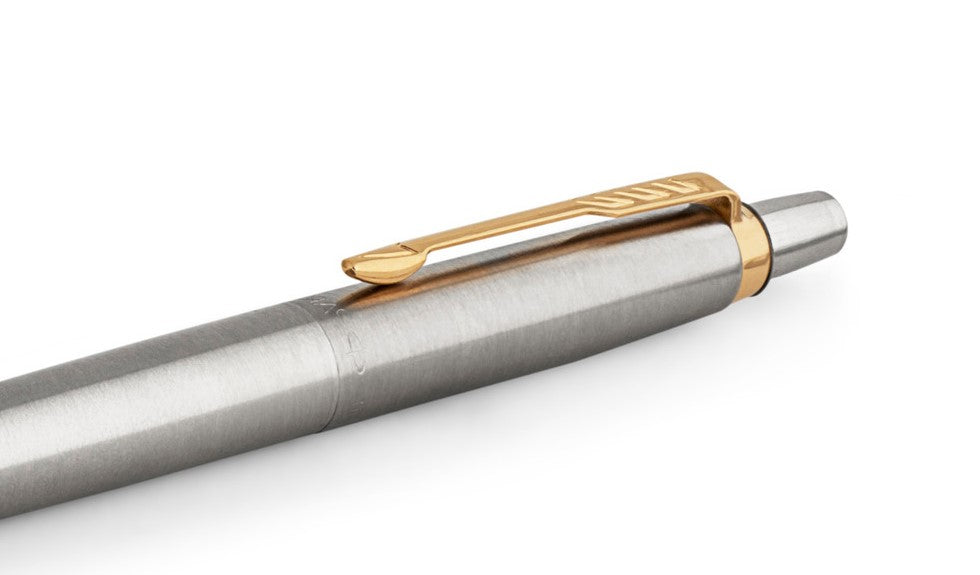 Parker Jotter Stainless Steel Gold Trim Ballpoint Pen