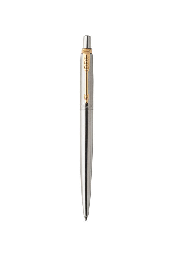 Parker Jotter Stainless Steel Gold Trim Ballpoint Pen