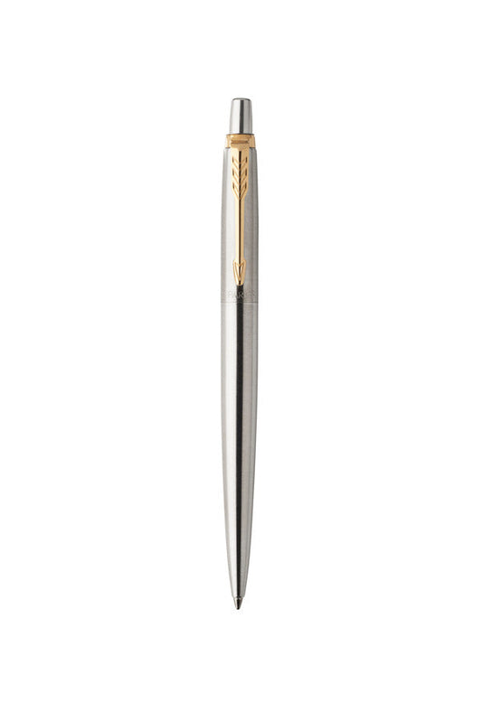 Parker Jotter Stainless Steel Gold Trim Ballpoint Pen