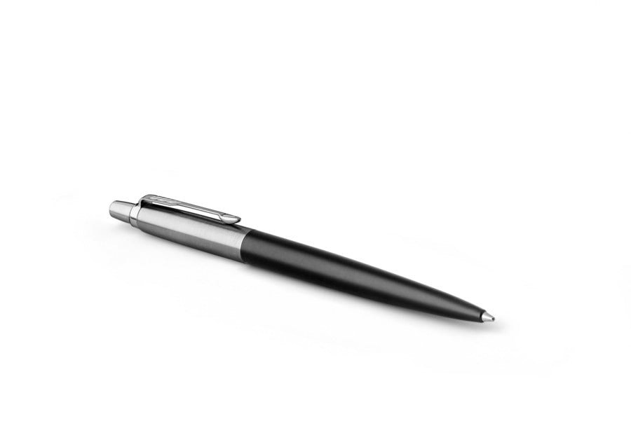 Parker Jotter Bond Street Black Chrome Trim Ballpoint