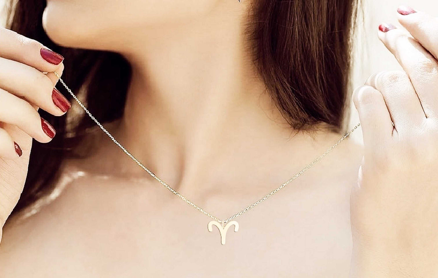 Aries Sign Necklace