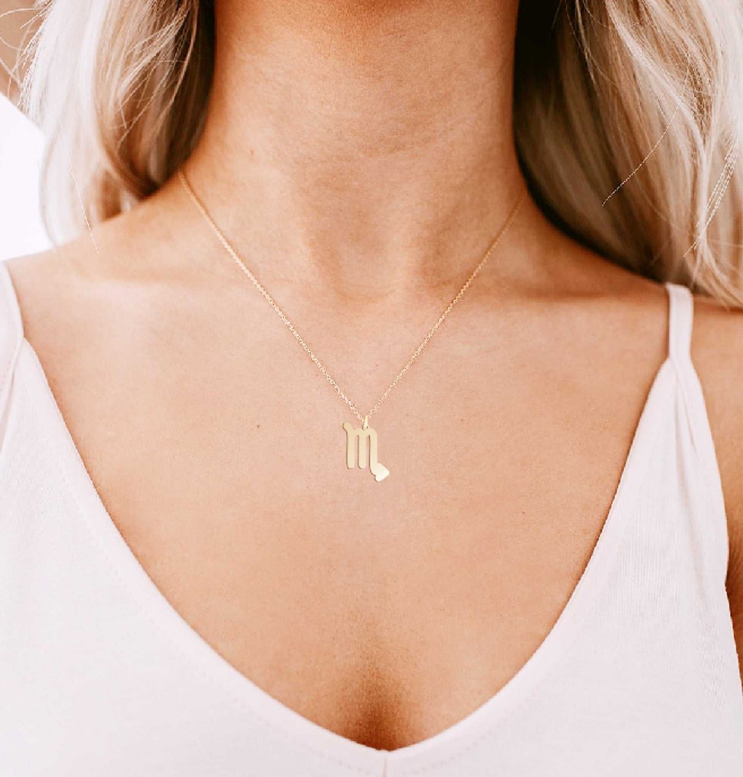 Scorpio Sign Necklace