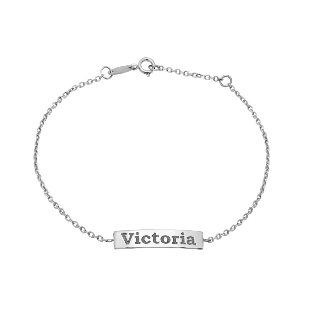 Engraved Bar Bracelet