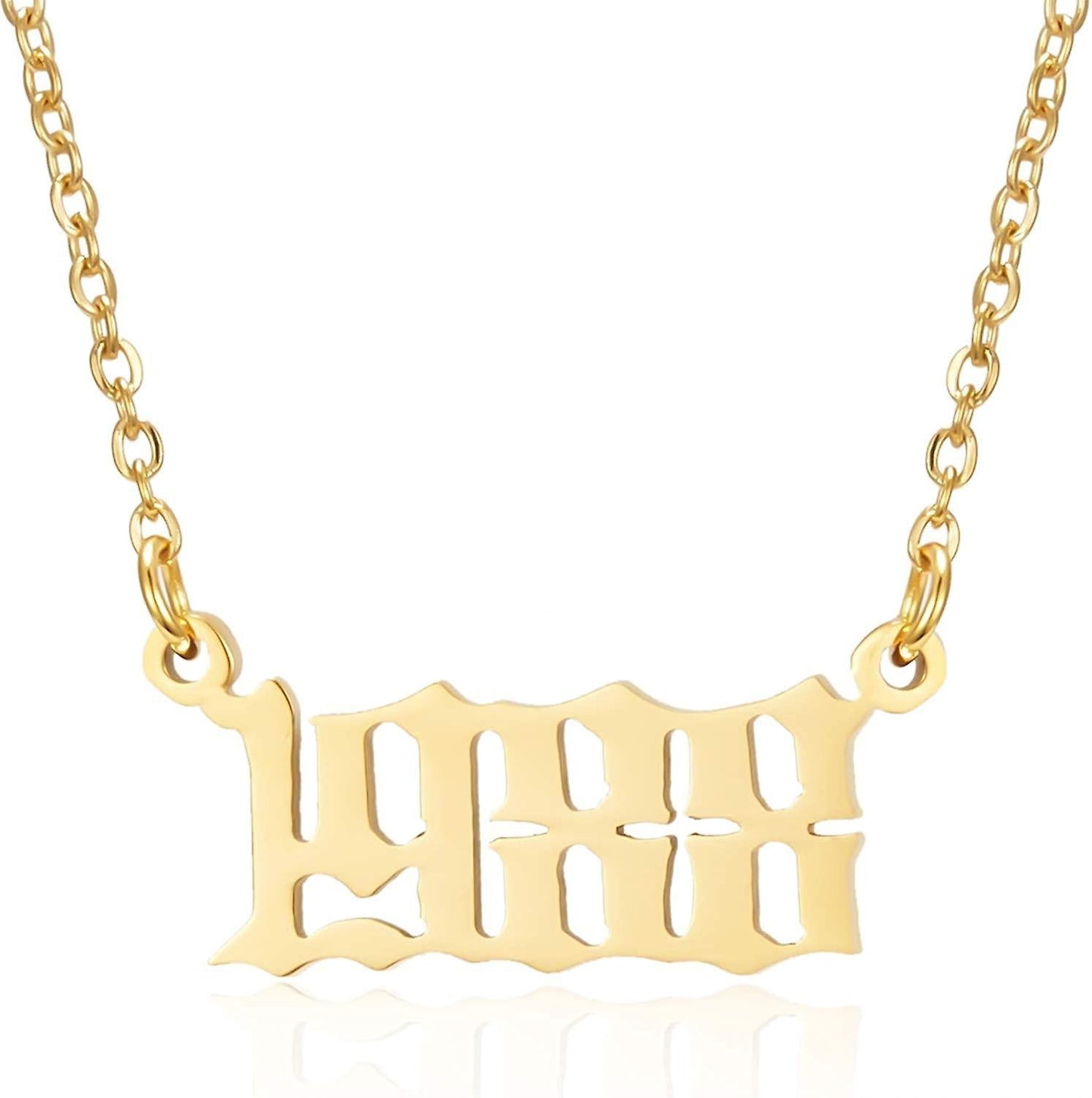 Prime & Pure 9K Yellow Gold Birthyear Necklace 1988