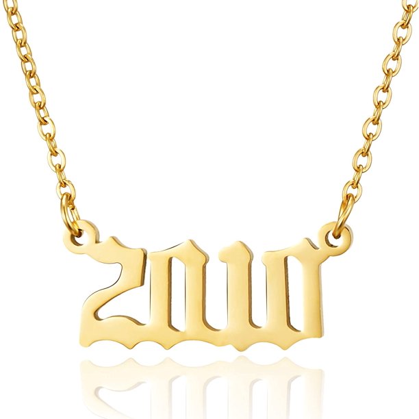 Prime & Pure 9K Yellow Gold Birthyear Necklace 2010