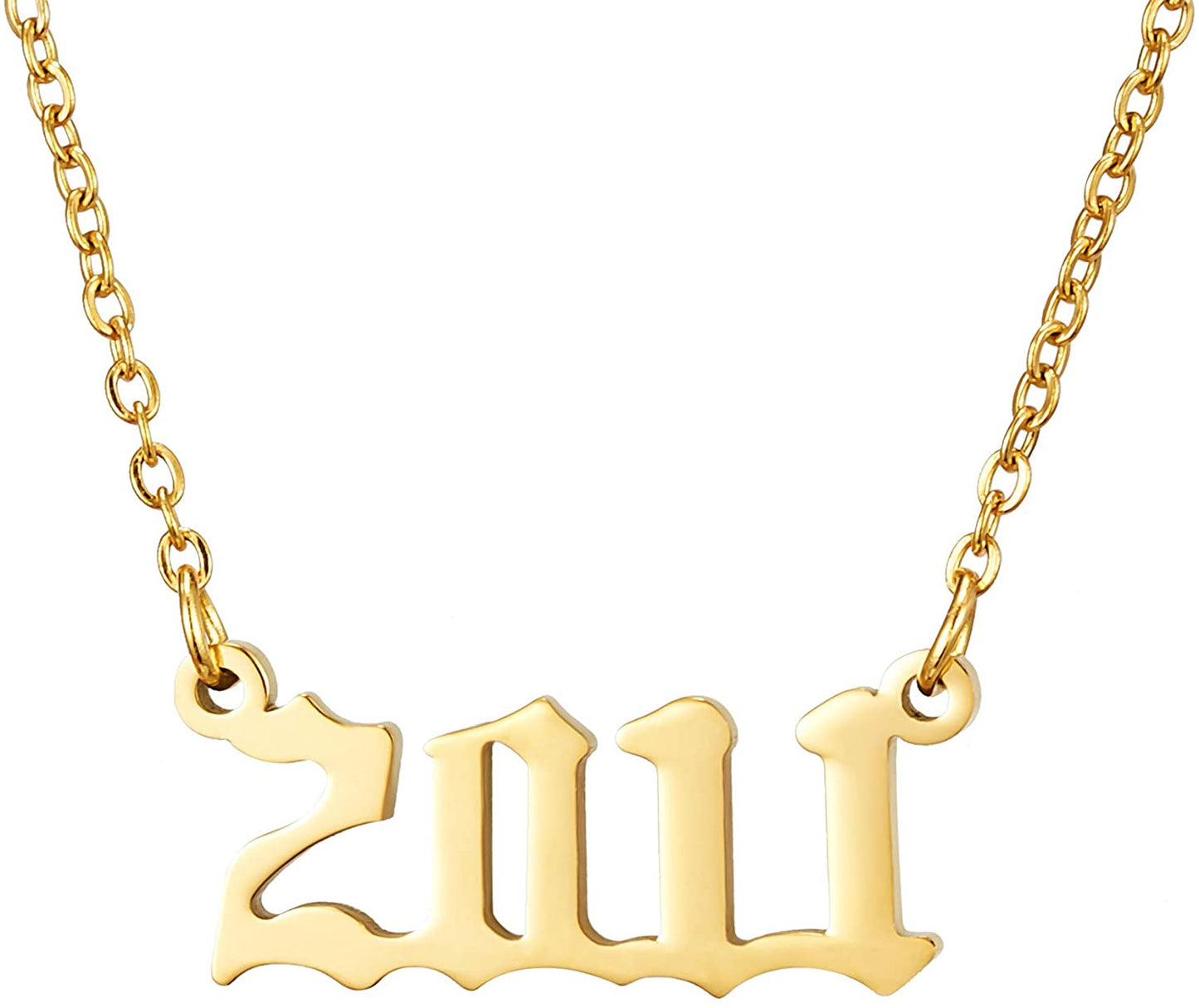 Prime & Pure 9K Yellow Gold Birthyear Necklace 2011