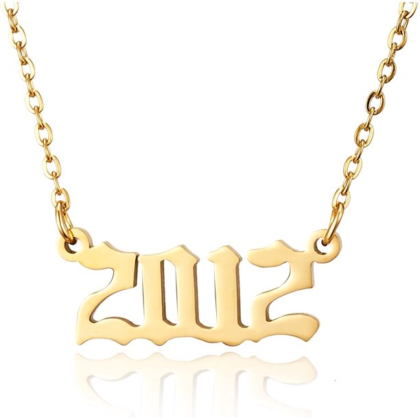 Prime & Pure 9K Yellow Gold Birthyear Necklace 2012