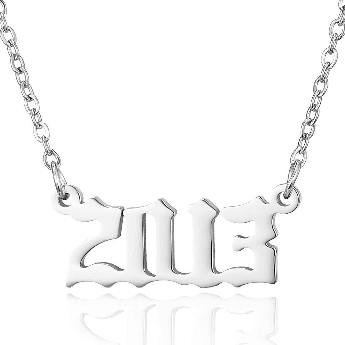 Prime & Pure 9K White Gold Birthyear Necklace 2013