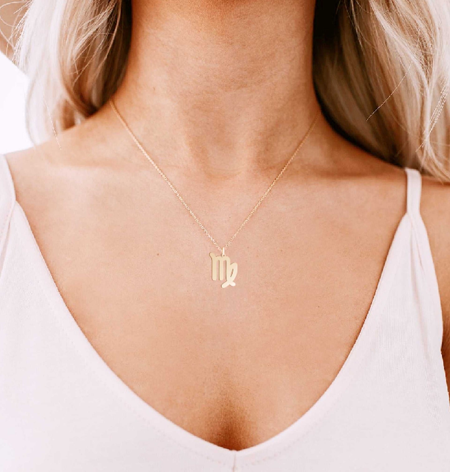 Virgo Sign Necklace