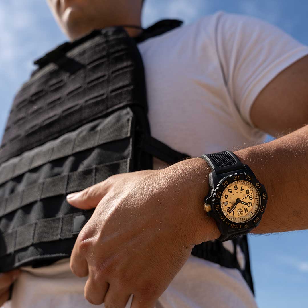 Luminox Navy SEAL Gold Limited Edition Military Watch Set - XS.3505.GP.SET