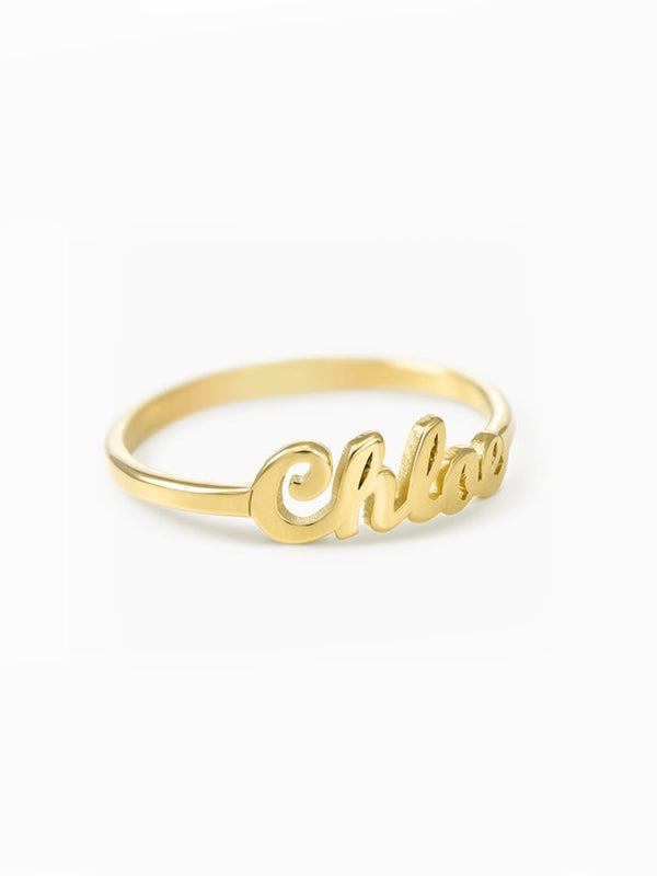 Simple Name Ring