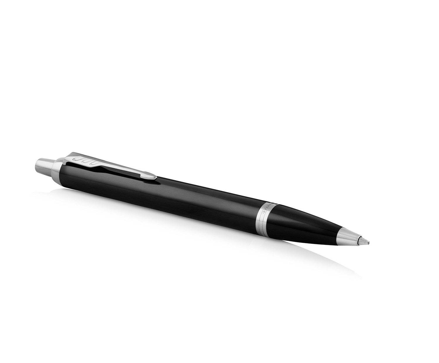 Parker IM Black Chrome Trim Ballpoint Pen
