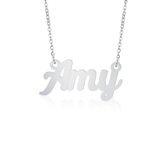 Prime & Pure Sterling Silver Name Necklace Amy