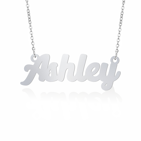Prime & Pure Sterling Silver Name Necklace Ashley