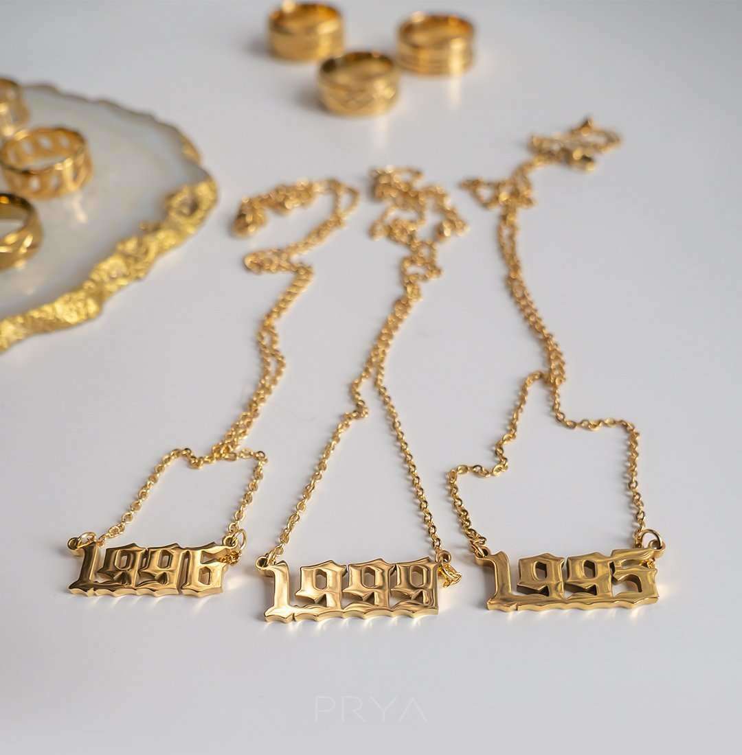 Birth year Necklace