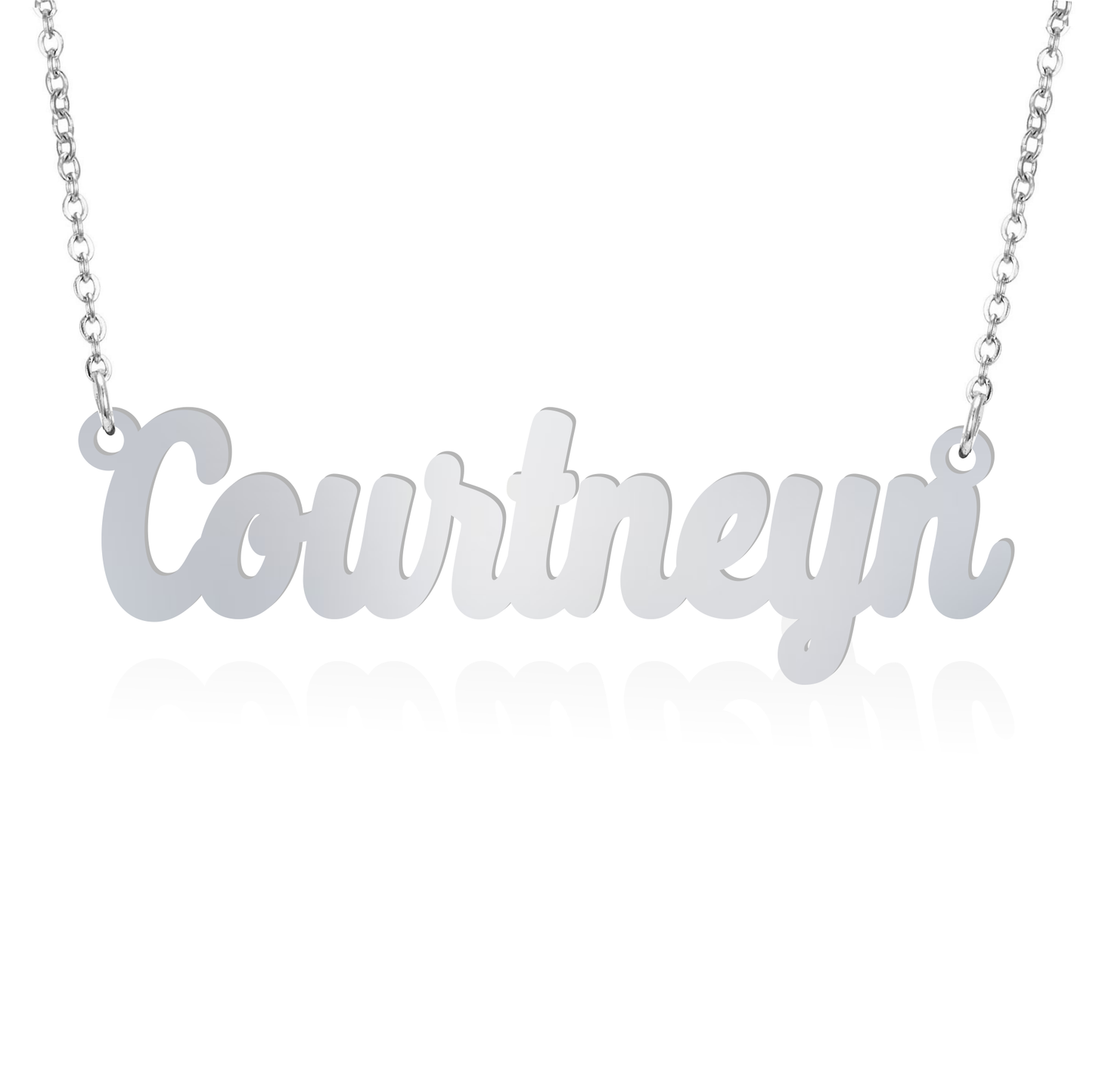 Prime & Pure Sterling Silver Name Necklace Courtneyn