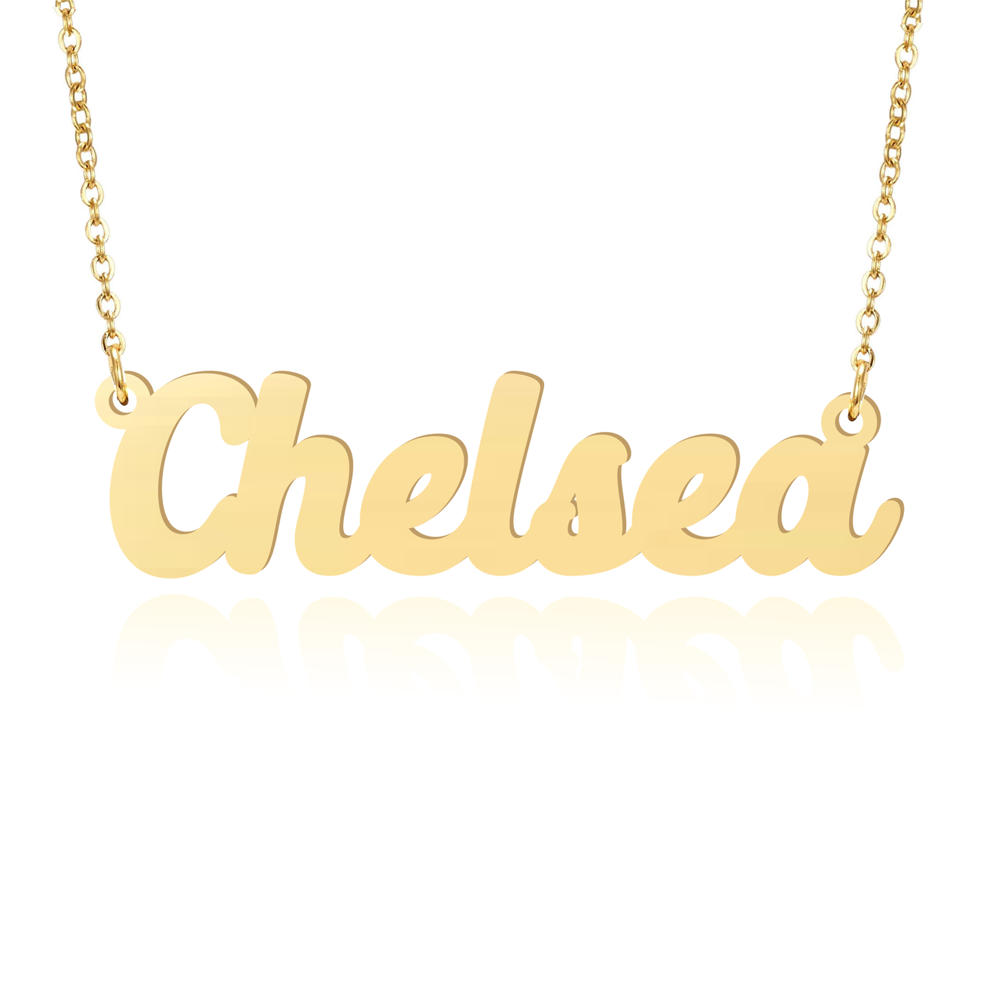 Prime & Pure 9K Yellow Gold Name Necklace Chelsea
