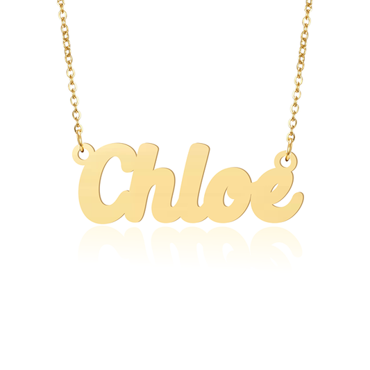 Prime & Pure 9K Yellow Gold Name Necklace Chloe