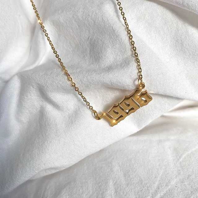 Birth year Necklace