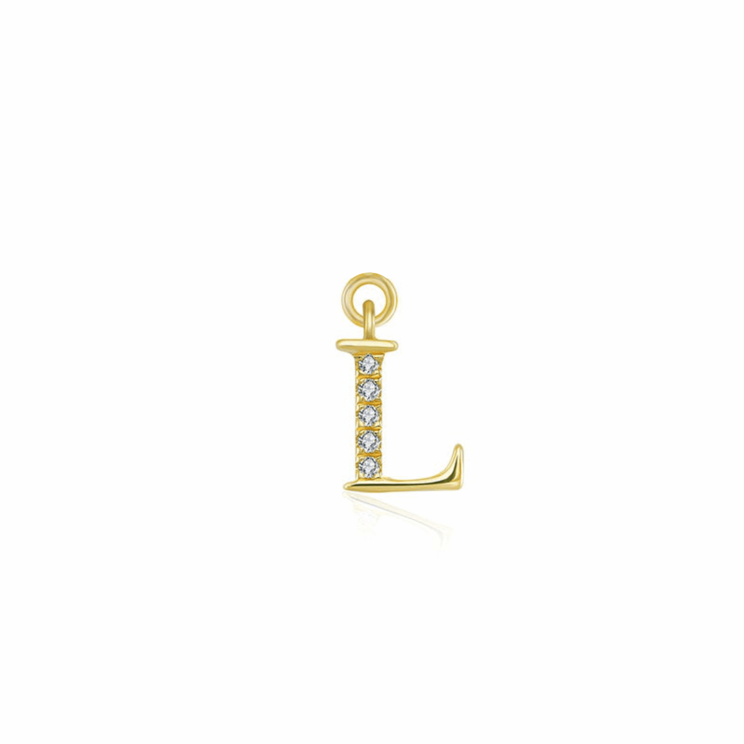 Iced Letter " L " Pendant