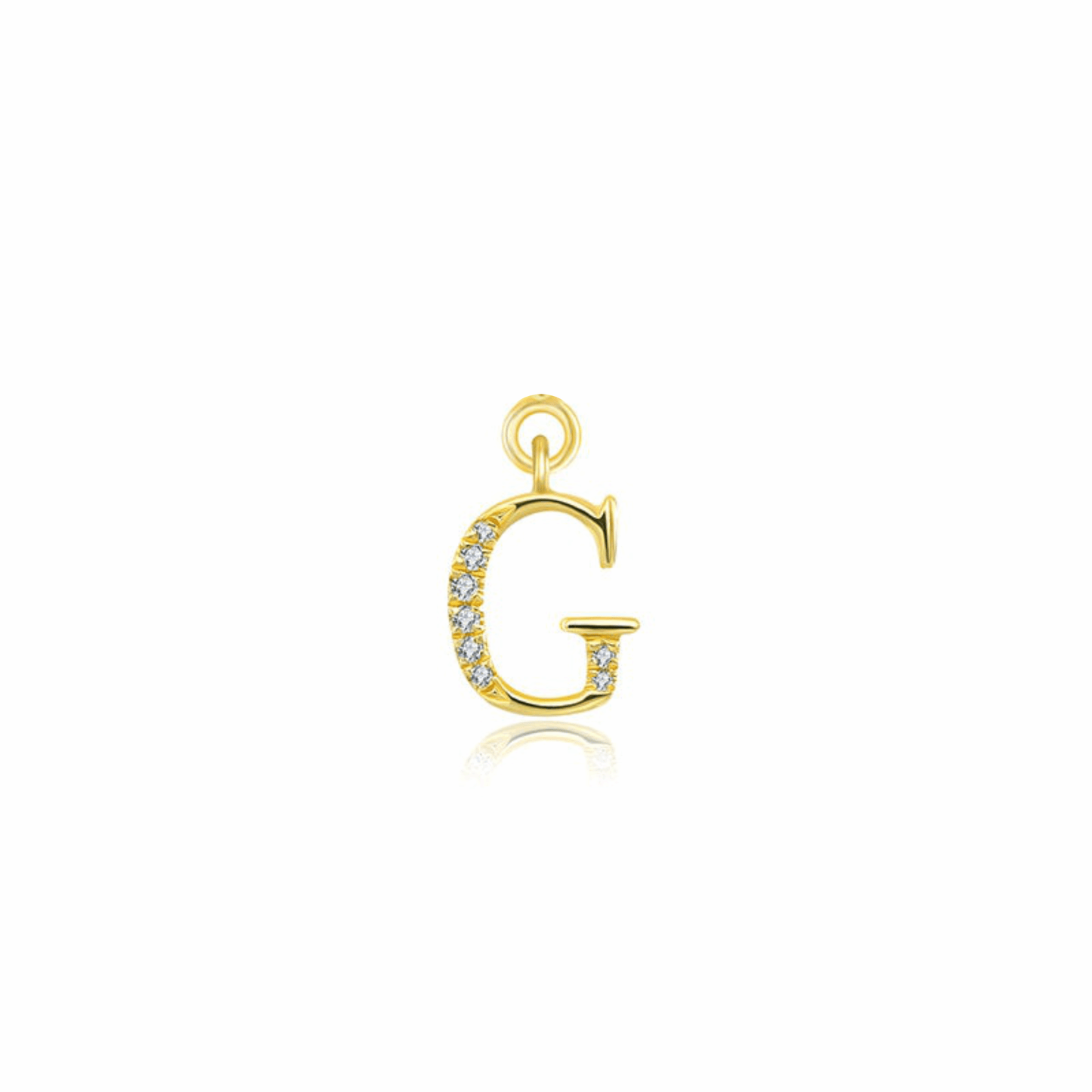 Iced Letter " G " Pendant