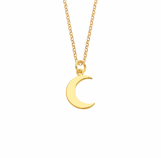 Crescent moon necklace
