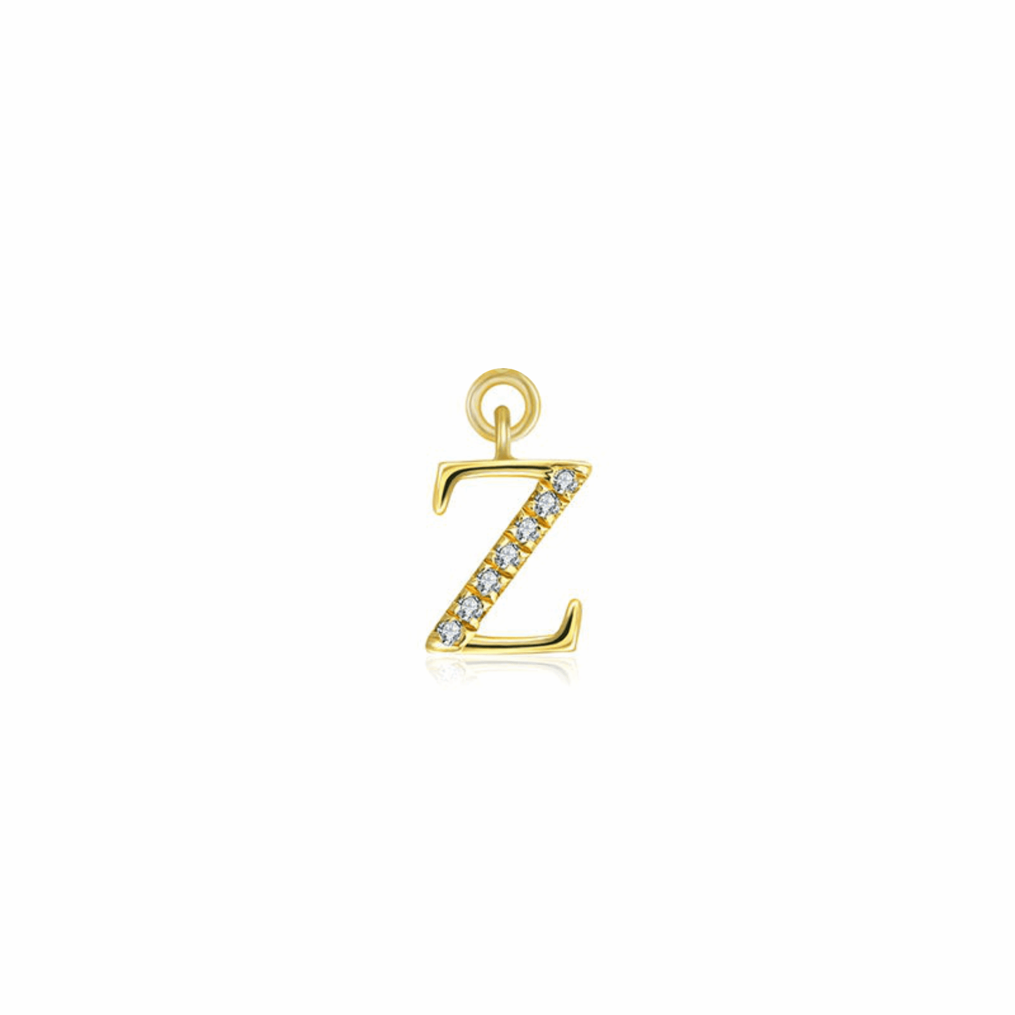 Iced Letter " Z " Pendant