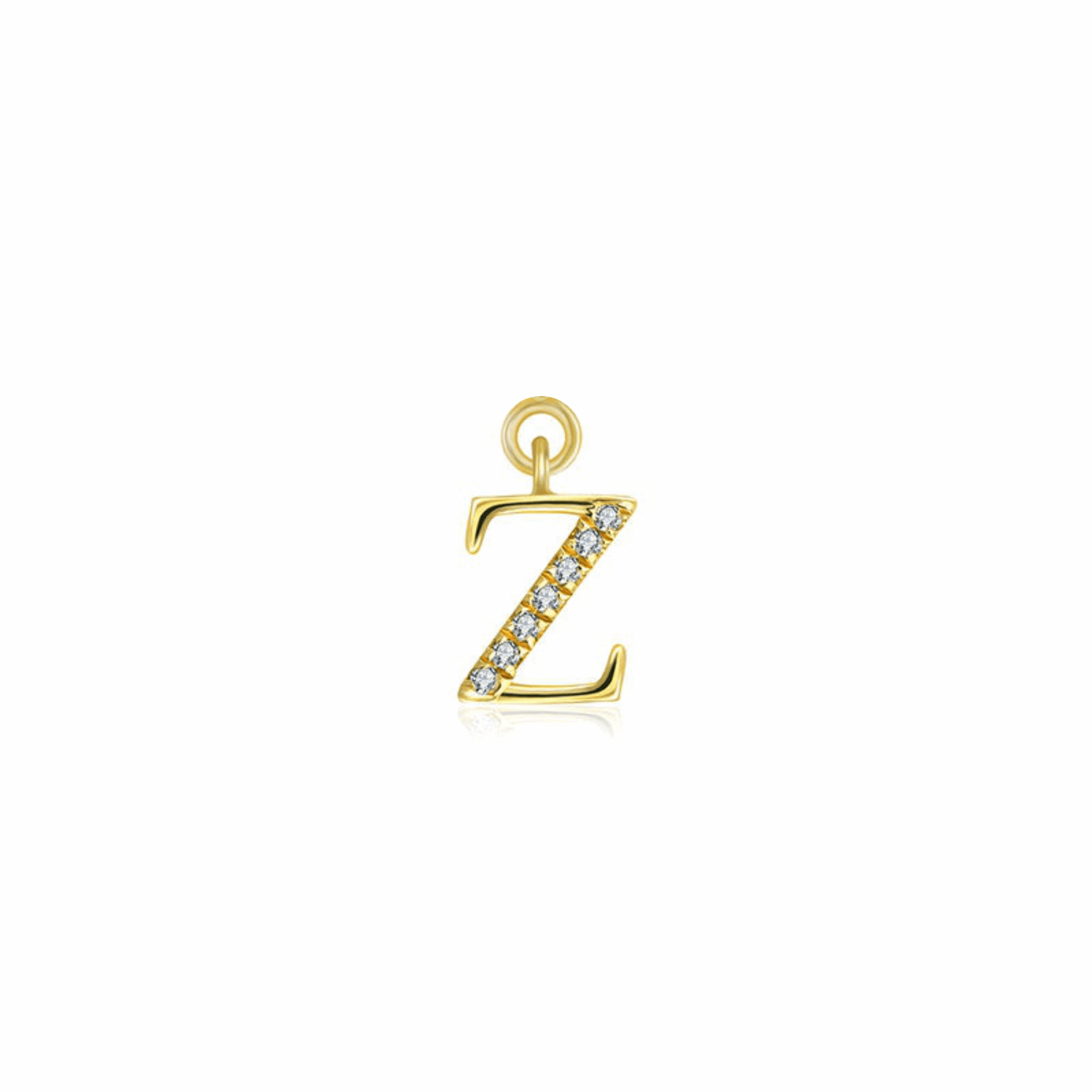 Iced Letter " Z " Pendant