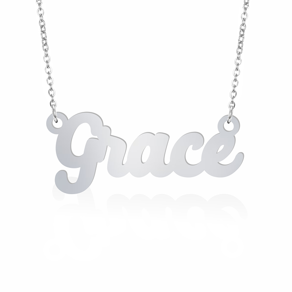 Prime & Pure Sterling Silver Name Necklace Grace