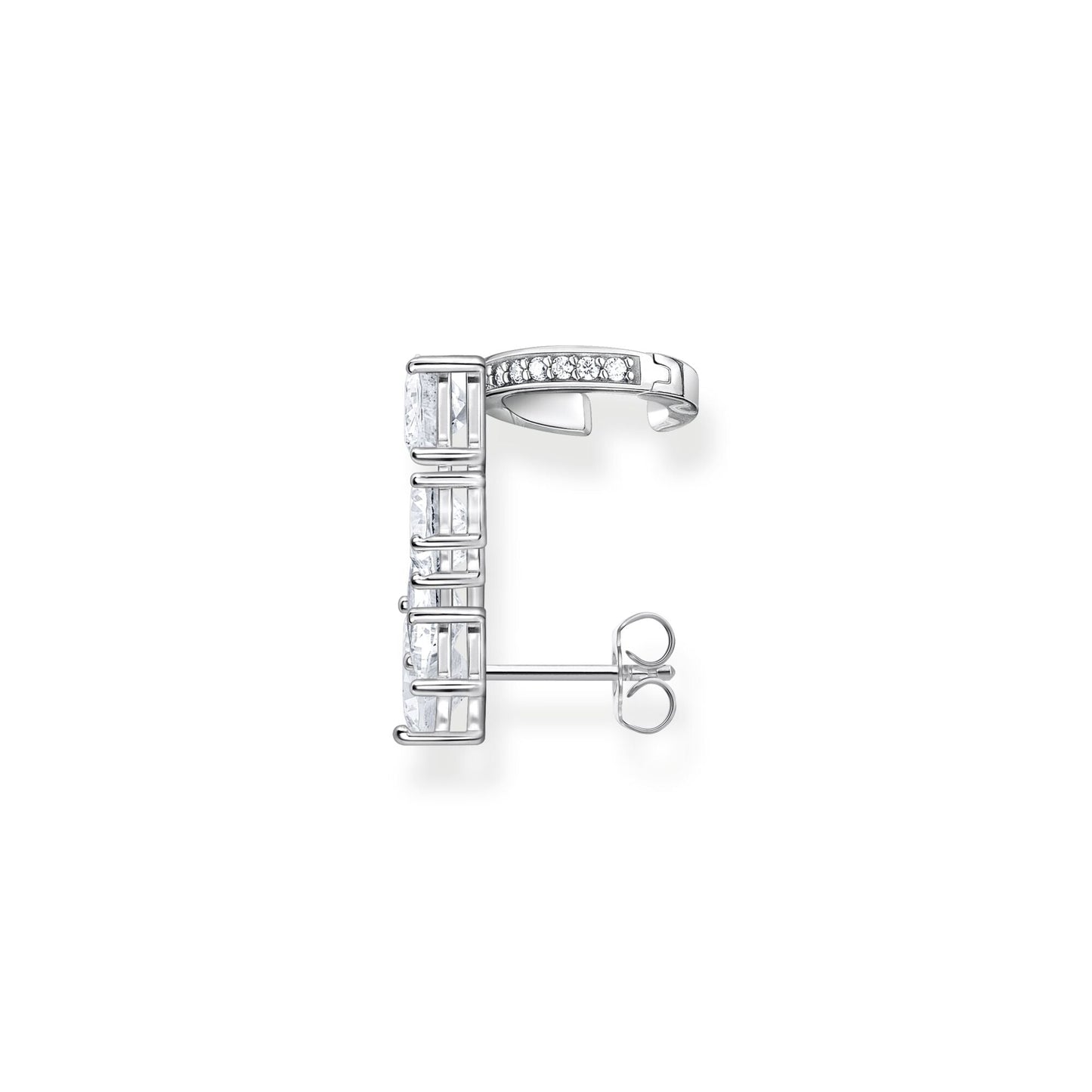 THOMAS SABO Heritage Glam Single Ear Climber with White Zirconia