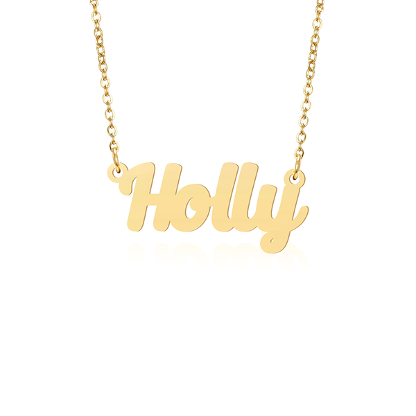 Prime & Pure 9K Yellow Gold Name Necklace Holly