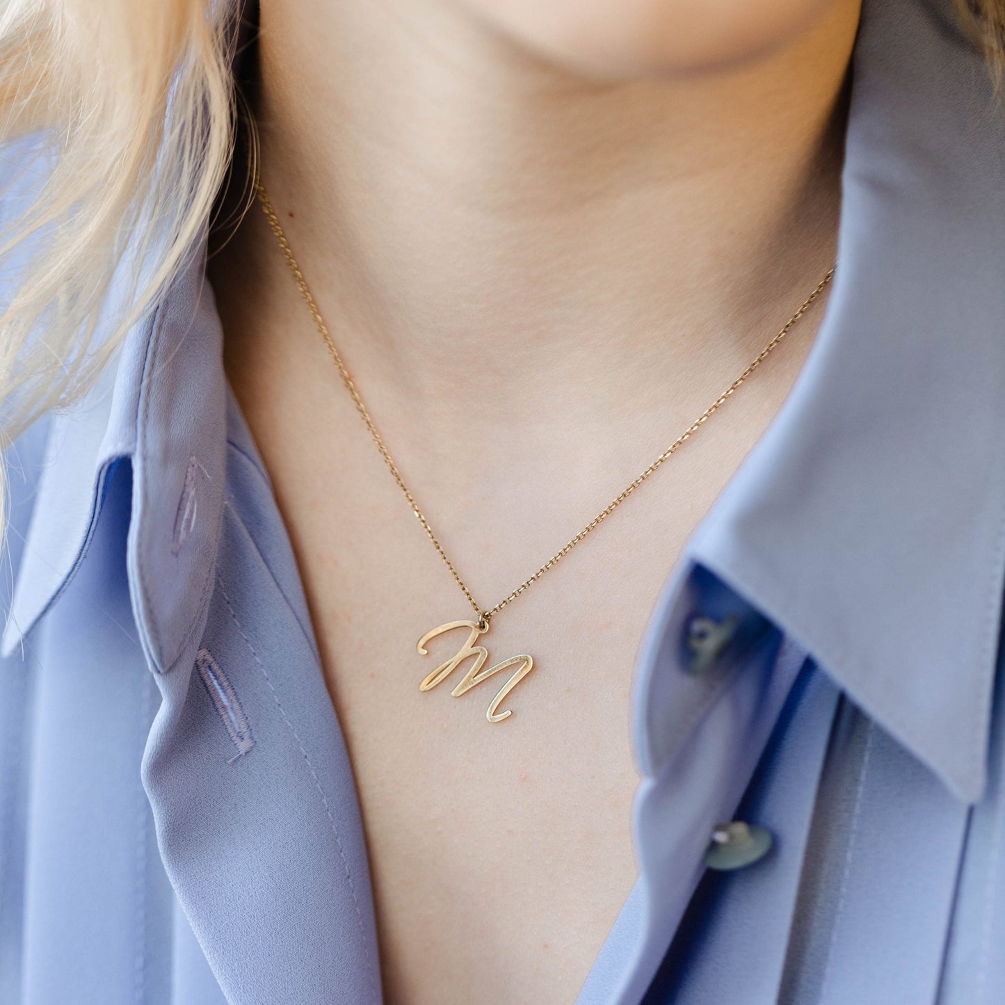 Monogram Custom Letter Necklace